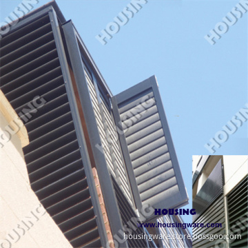 Aluminum Casement Windows with Shutter